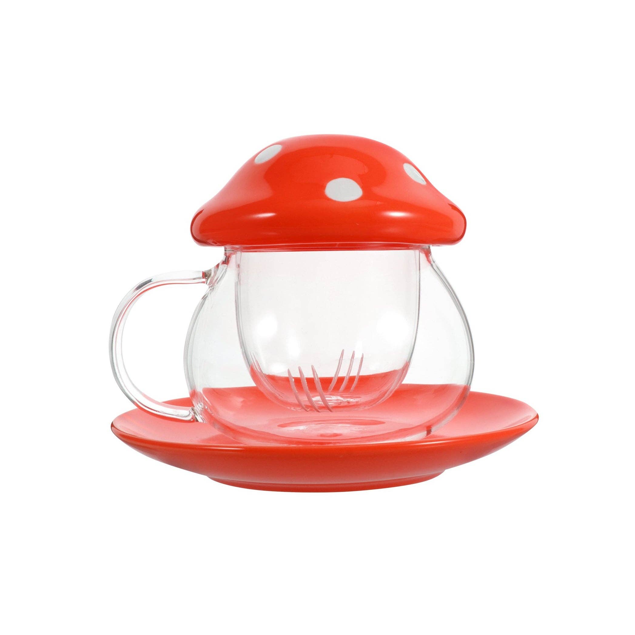 Filtrum Home - Vente Passoires à thé/infuseurs - Verre infuseur à thé en forme de champignon6
