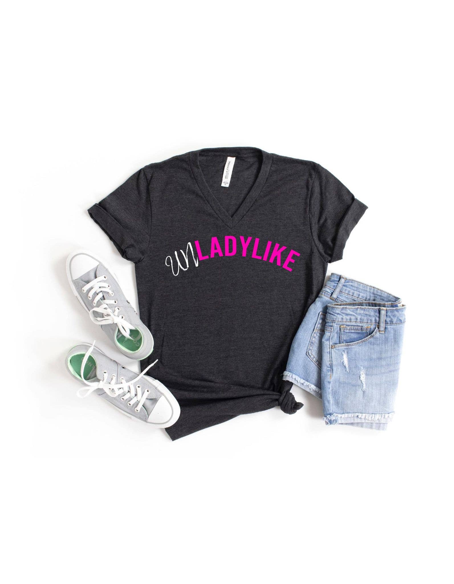 WTF Label – Großhandel T-Shirt mit Siebdruck – Damen – Un-Ladylike