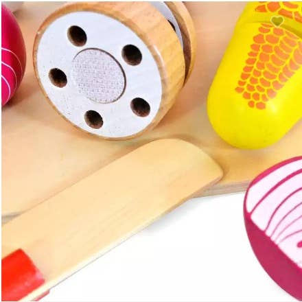 ACOOL TOY - Wholesale Wood Toy - Kids - AC6654 Vegetables Cutting - Open Case2