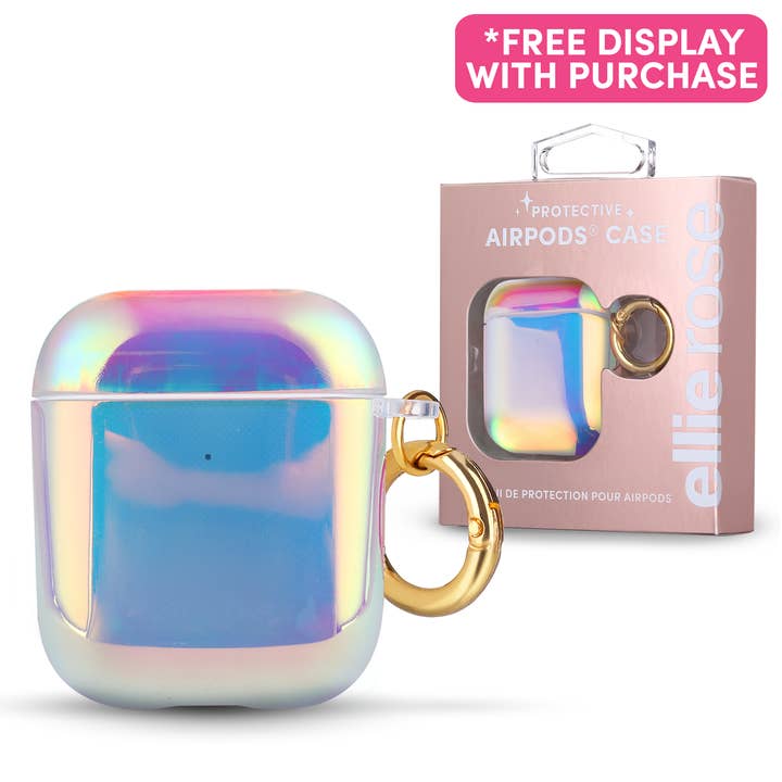 Ellie Rose - Wholesale Earphone/Headphone Case - Women's - AirPods Case - Aura (Pure Holographic)