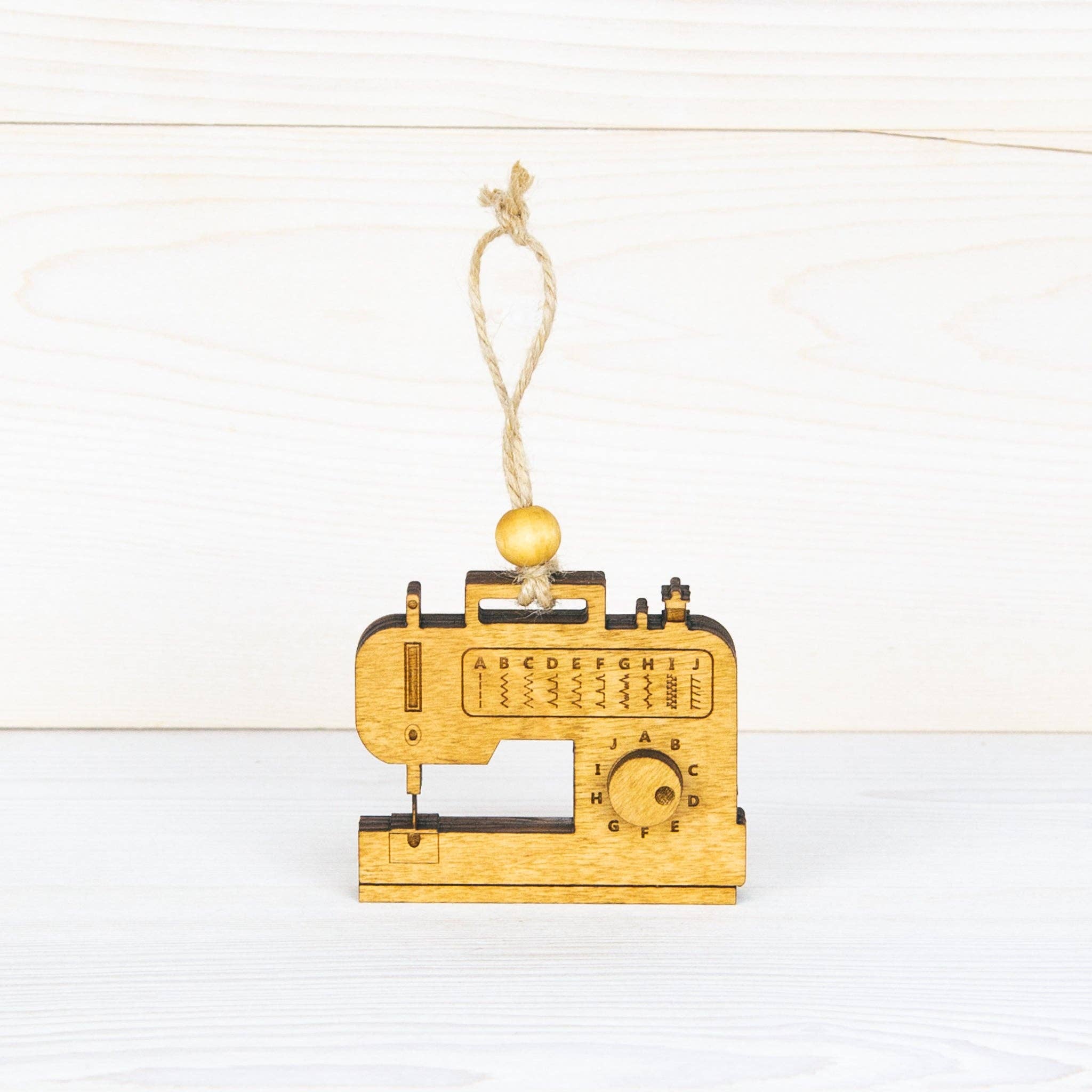 Beyond The Kerf - Wholesale Ornament - Sewing Machine Ornament1