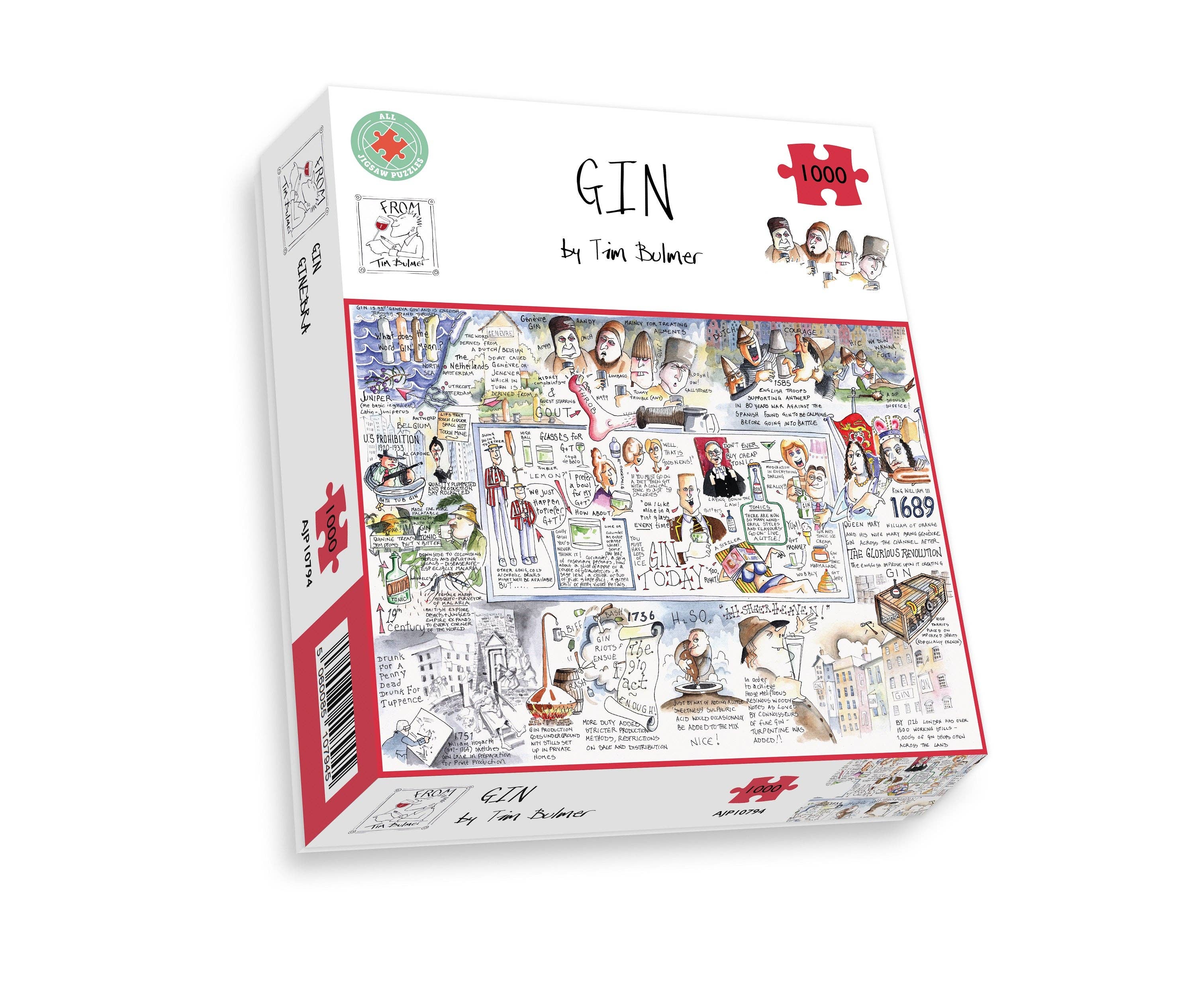 All Jigsaw Puzzles – wholesale Puzzle – Adult – Gin - Tim Bulmer 1000 Piece Jigsaw Puzzle