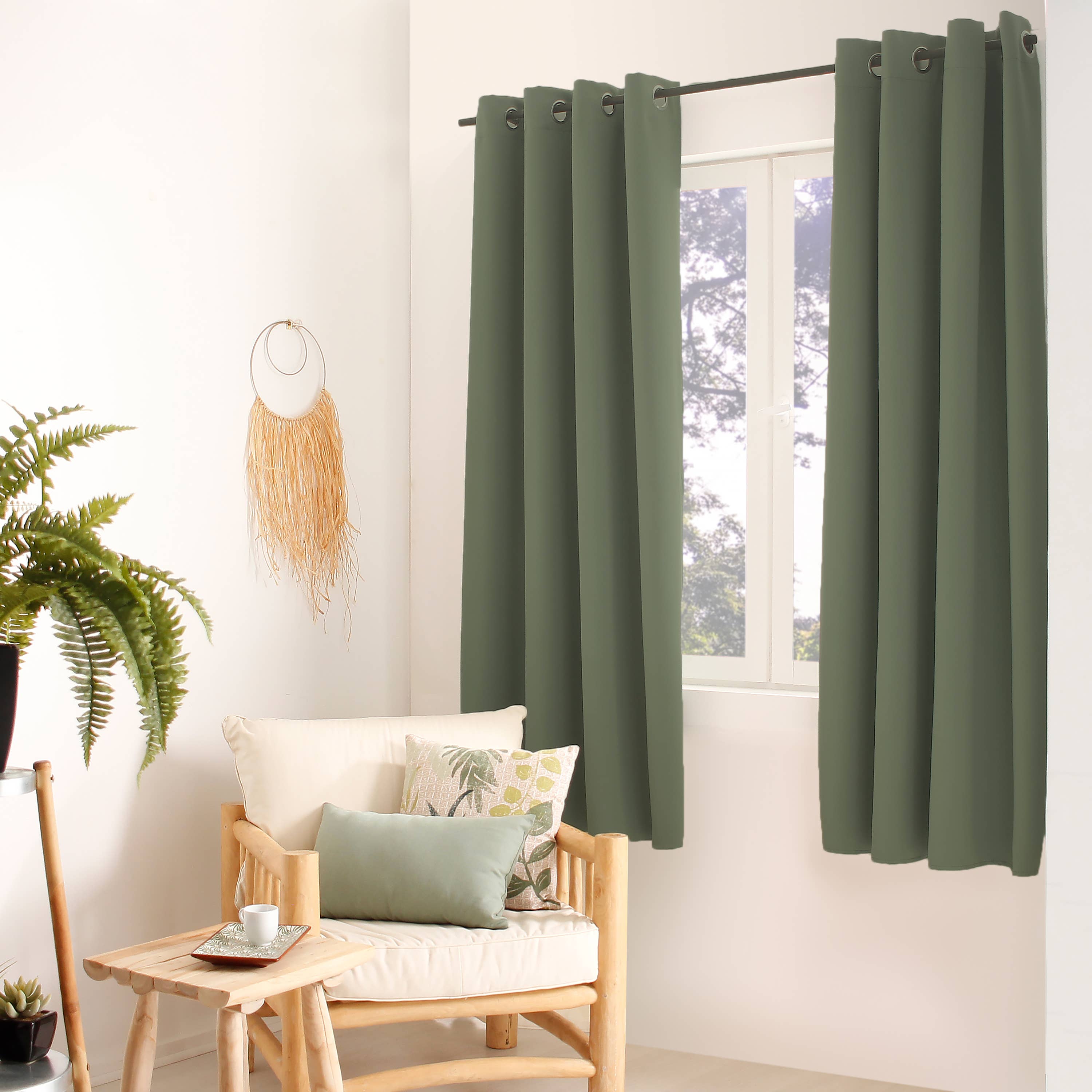 DECOSTARS - CmaDECO - Wholesale Curtain - Blackout Thermal Curtain with Eyelets, 135x180cm, Glacier13