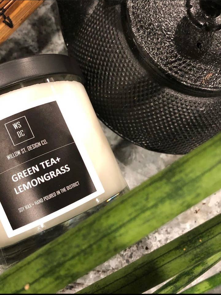 Green Tea + Lemongrass for wholesale by Willow St. Design Co