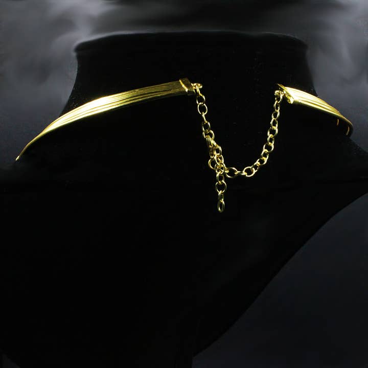 LA MAR - Wholesale Choker/Collar - VALQUIRIA choker gold-plated6