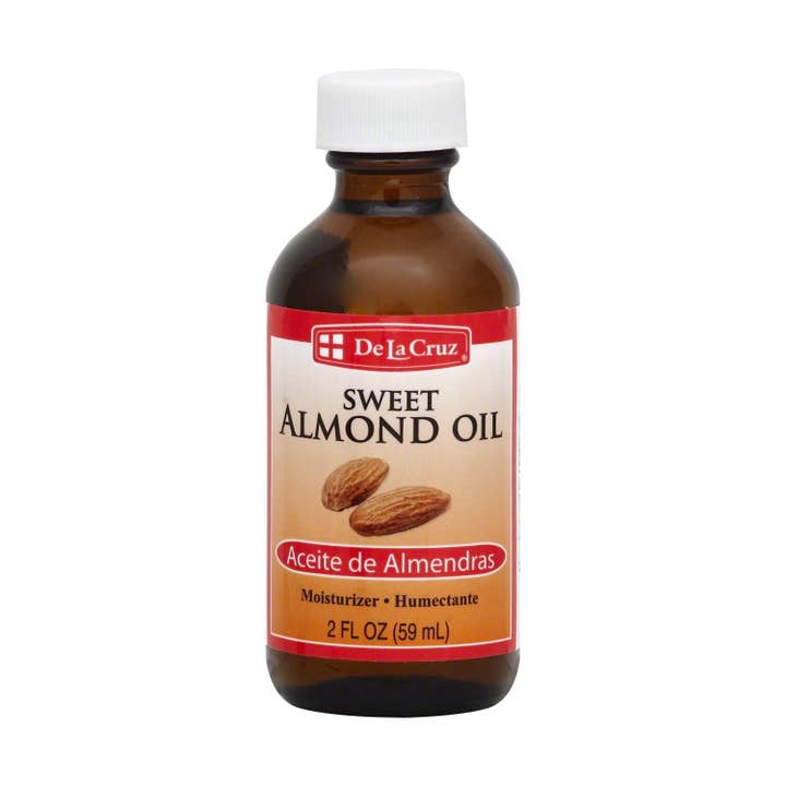 De La Cruz Sweet Almond Oil for Skin and Hair, 2 Oz for wholesale by KT Supply