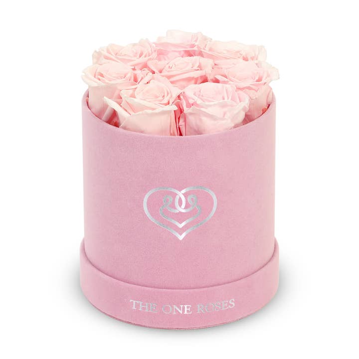 Suede Flat | Basic Pink Box för wholesale av The One Roses