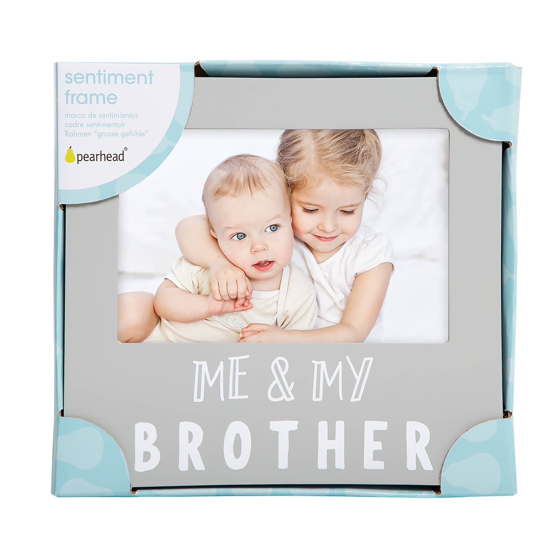 Pearhead - Wholesale Picture Frame - Kids & Baby - Me and My Brother Sentiment Picture Frame, Gray7