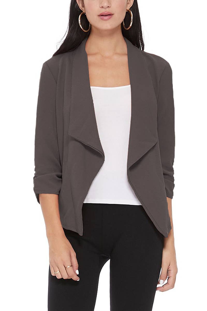 MOA COLLECTION - Vente Blazer – femme - Veste Blazer Décontractée pour Femme - Silhouette Ajustée6