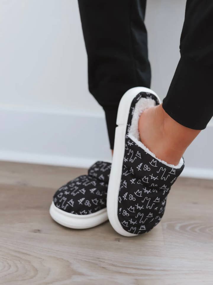 The Front Porch Label - Wholesale Slippers - Women's - Black Brand Slippers