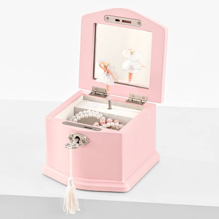 Arlo Belle LLC - Wholesale Jewelry Box/Organizer - Kids Musical Jewelry Box with Lock and Spinning Ballerina15