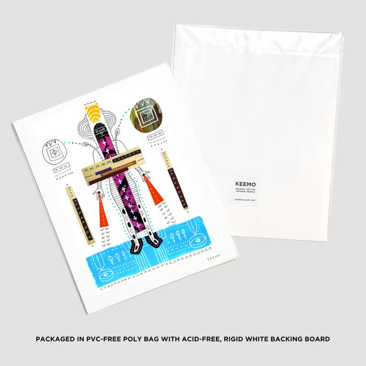 Keemo Gallery - Wholesale Art Print - Modern Abstract Art Print Wall Colorful Decor Gift Unique4