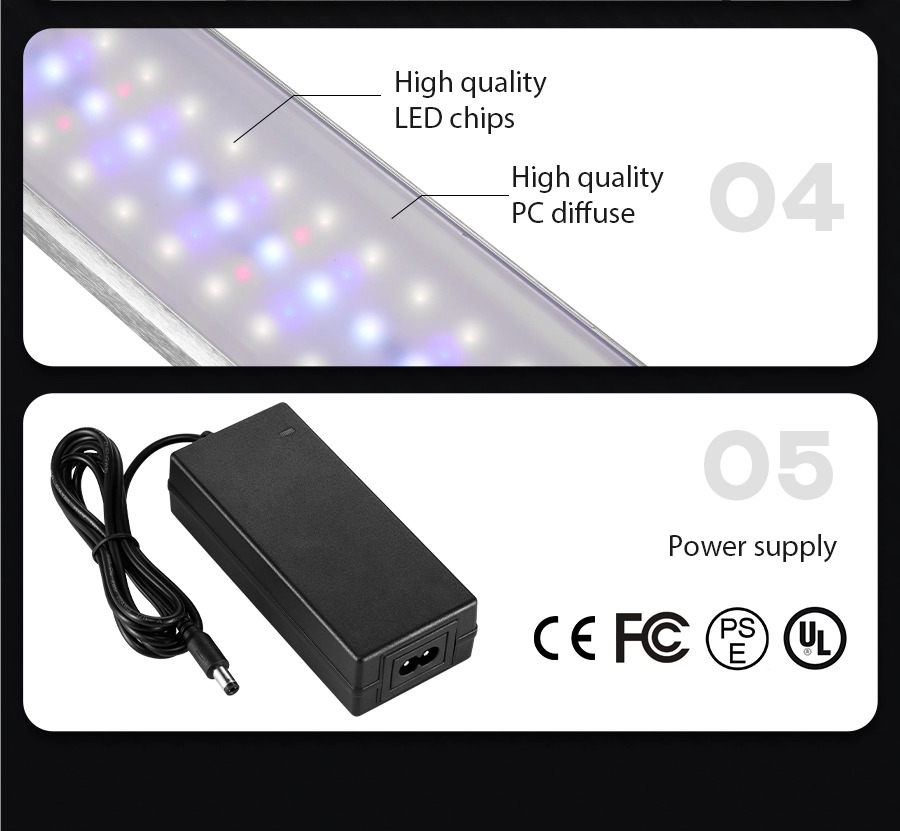 CO2 MANIA® – wholesale Köksapparat – Tiffany Trådlös LED Akvarium [60cm]1