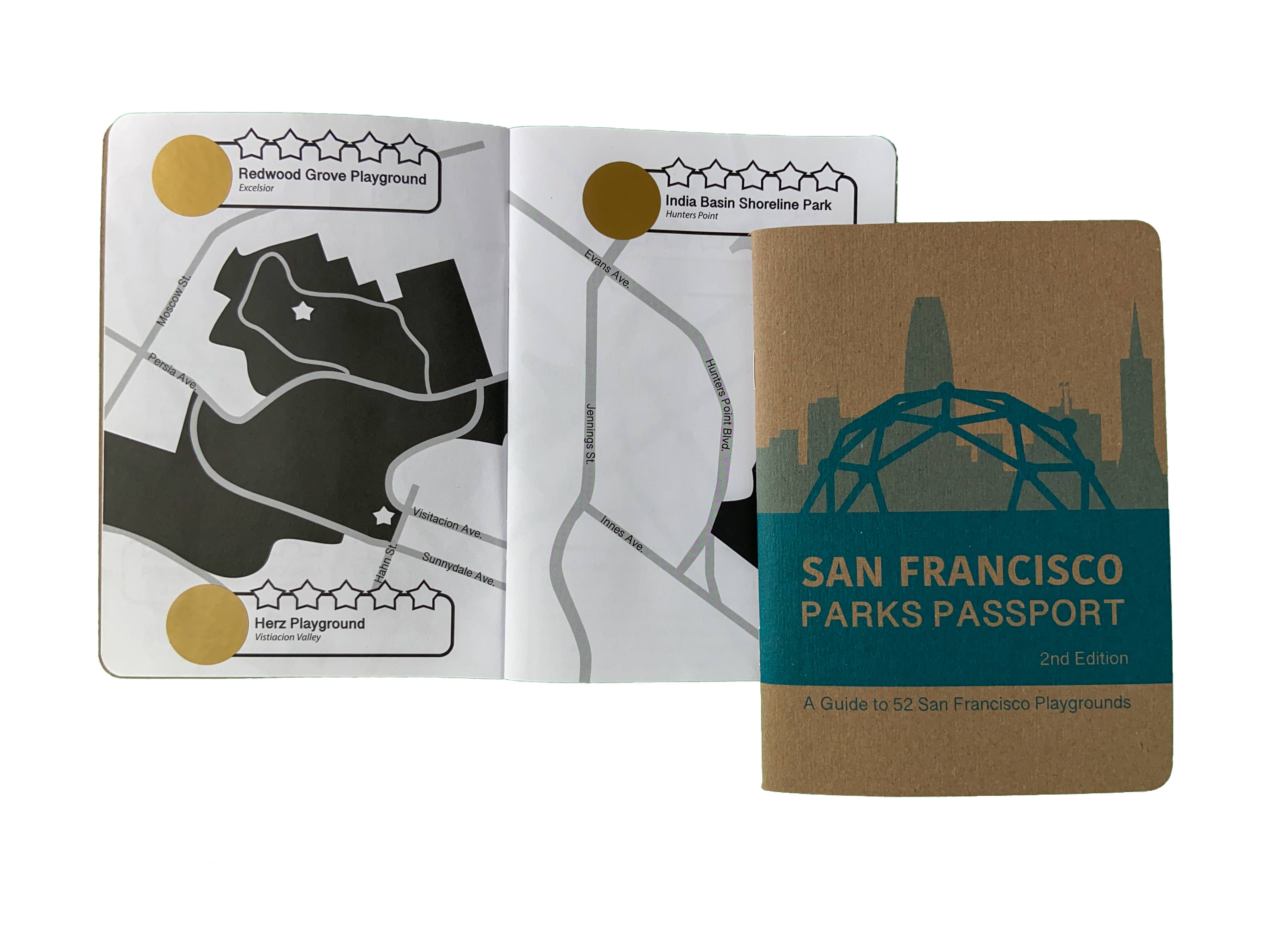 City Parks Passports - Wholesale Book - Kids - San Francisco Parks Passport1