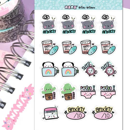 AnxietySticker/V009 for wholesale by Nana Sticky Stickers