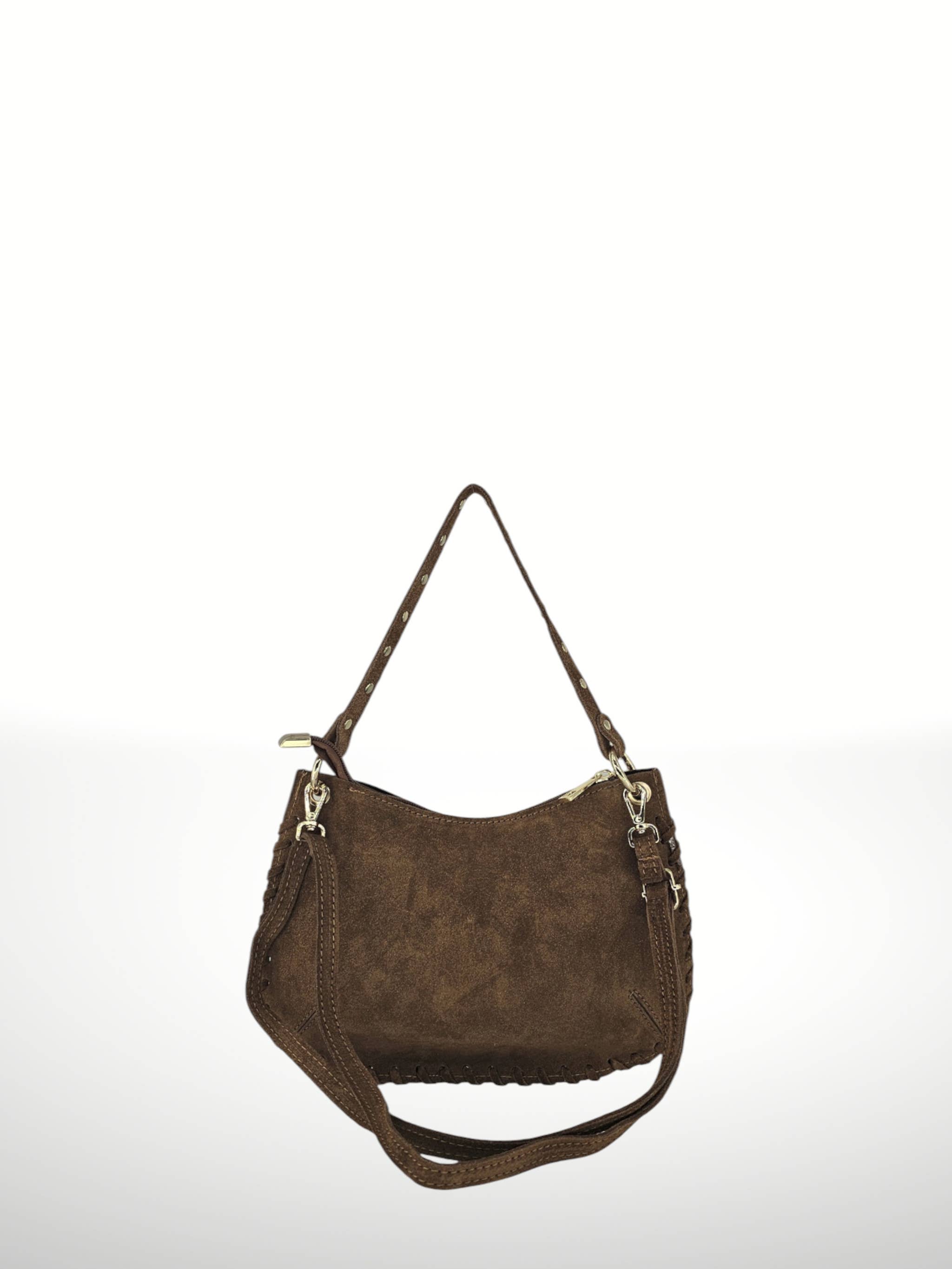 ITALIAN'S LEATHER - Wholesale Shoulder Bag - Women's - Olivia Suede Leather Bag 2510136