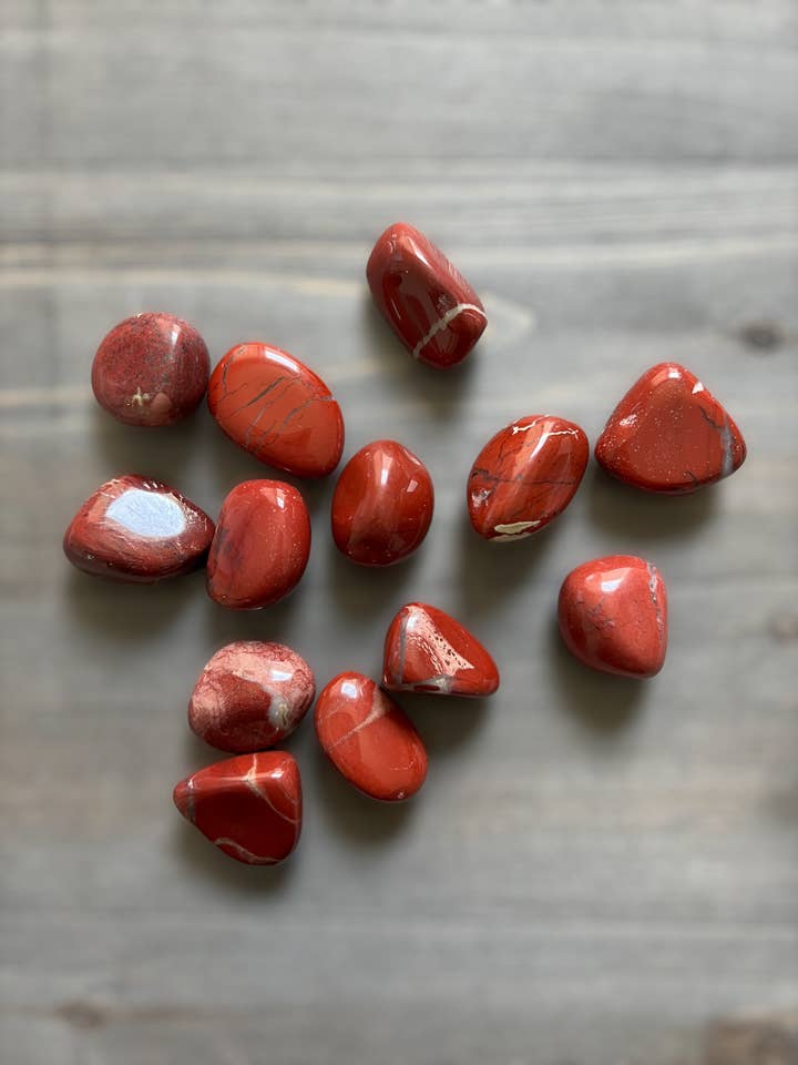 Jaspe rouge bréchiqué - Paquet de 15 pour la vente par Luna Rae