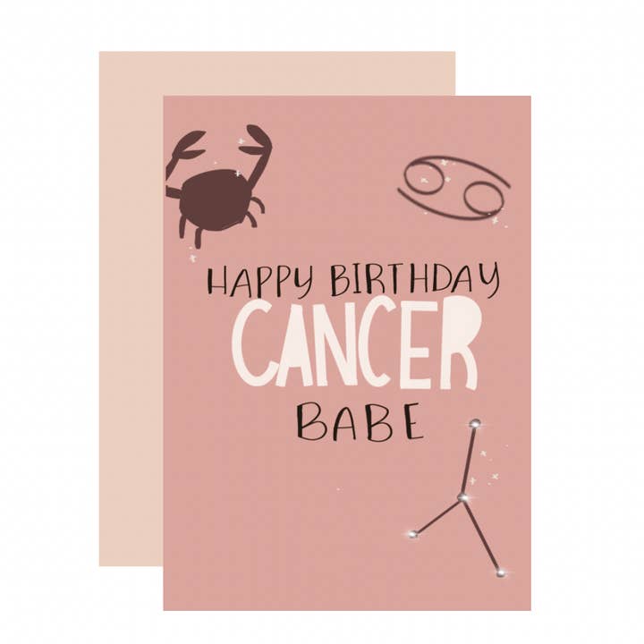 Carte d'anniversaire pour le cancer pour la vente par Aims Moon Paperie