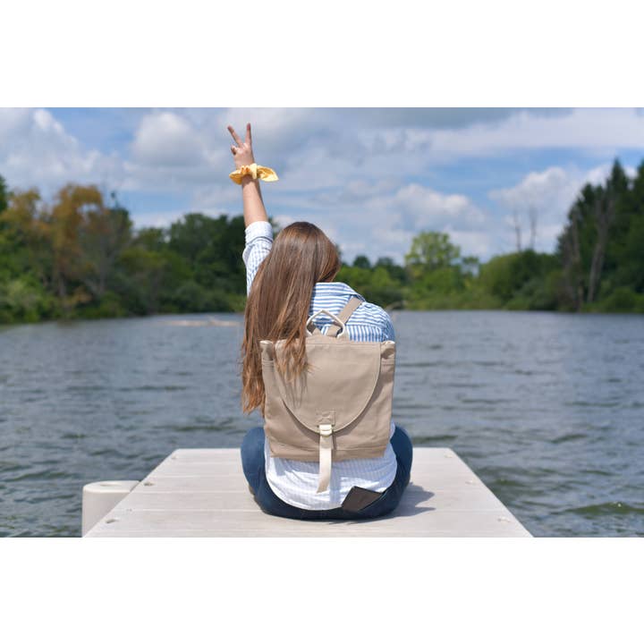 Canvas Backpack for wholesale by Maegan Jeanette