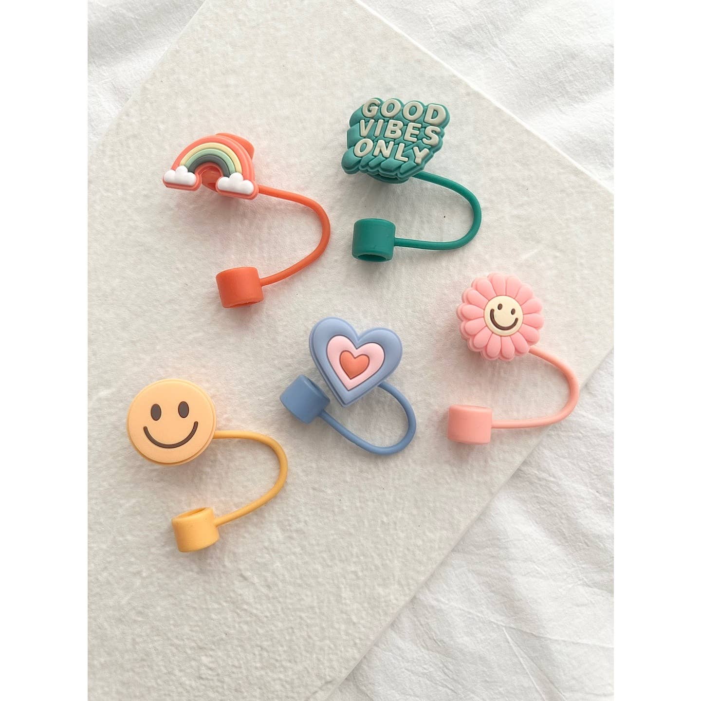 Assorted 40oz Tumbler Straw Covers Toppers - LUCA for wholesale on Faire2