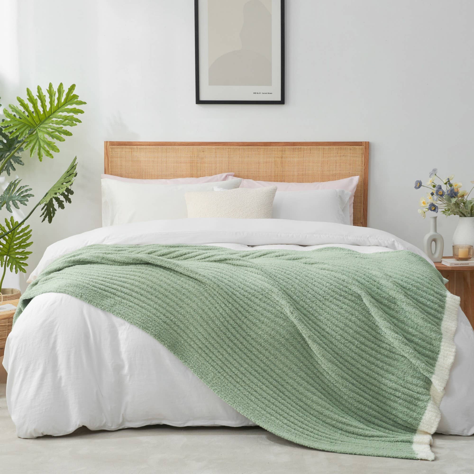 DreamValley - Wholesale Throw Blanket - SS Reversible Ribbed Knit Throw Blanket21