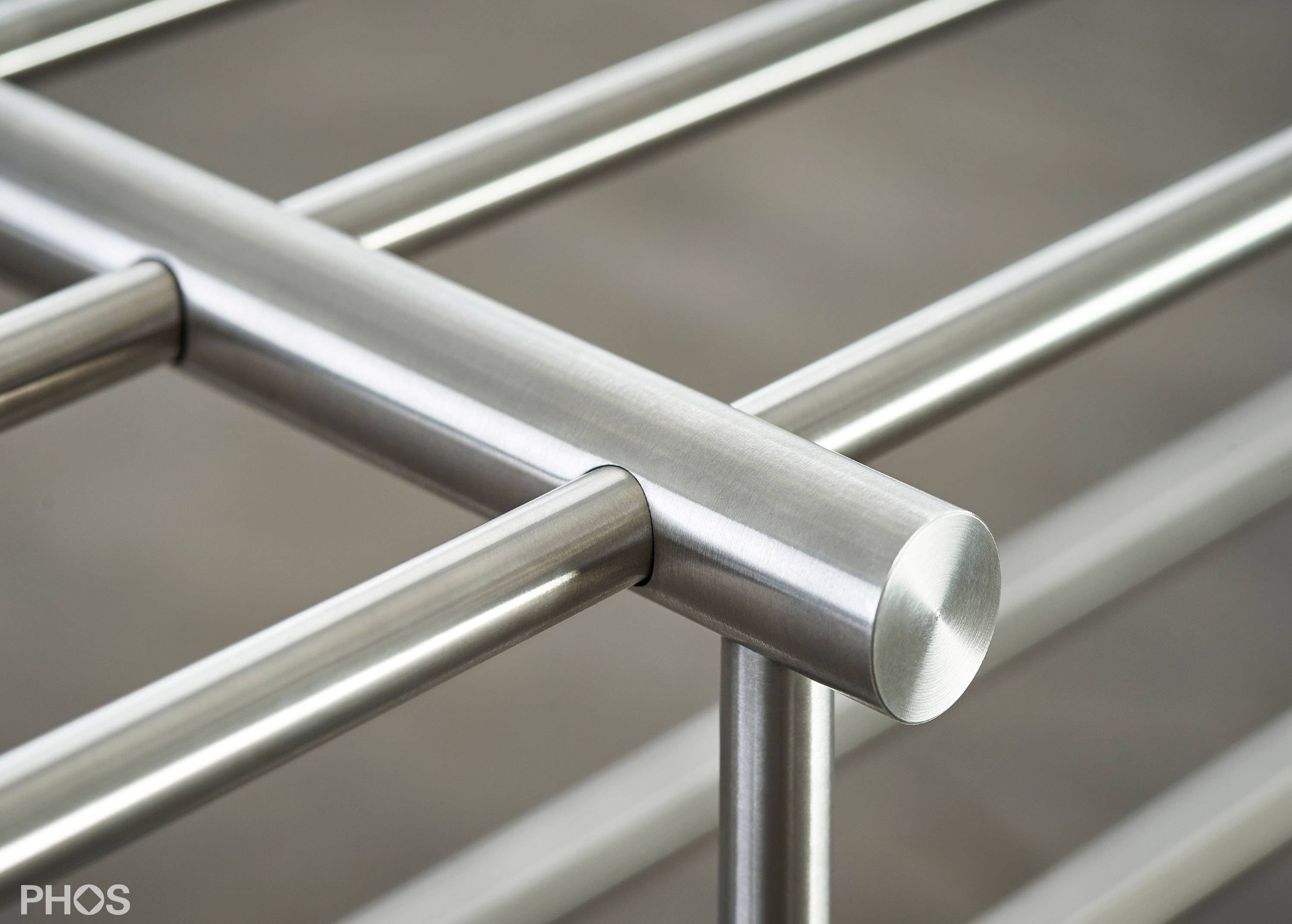 PHOS Design GmbH - Vente Étagères à chaussures - Étagères larges à chaussures en acier inoxydable massif, profondeur 30 cm9