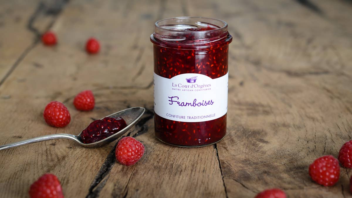 La Cour d'Orgères – wholesale Sylt/gelé – Hallonsylt 110 g1