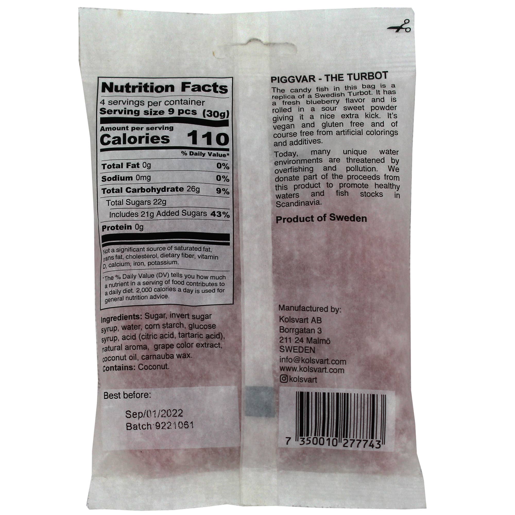 M5 Corporation - Wholesale Gummy - Sour Blueberry Swedish Fish1