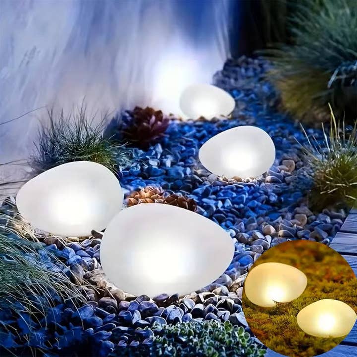 Solar Glass Pebbles for wholesale by Kiyo Home