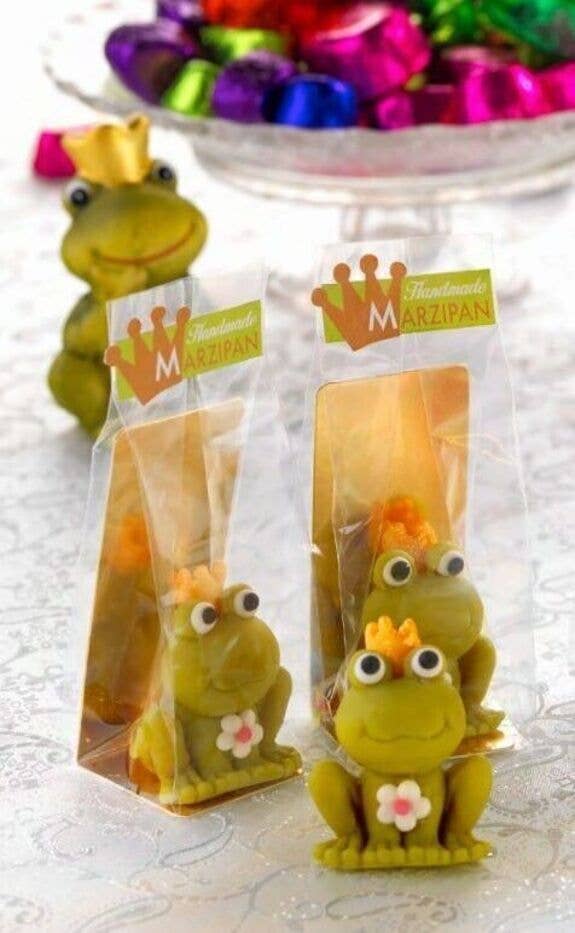 ADG Diffusion - Vendita all'ingrosso Pasta di marzapane/mandorle - Display di 12 rane di marzapane (18 g)3