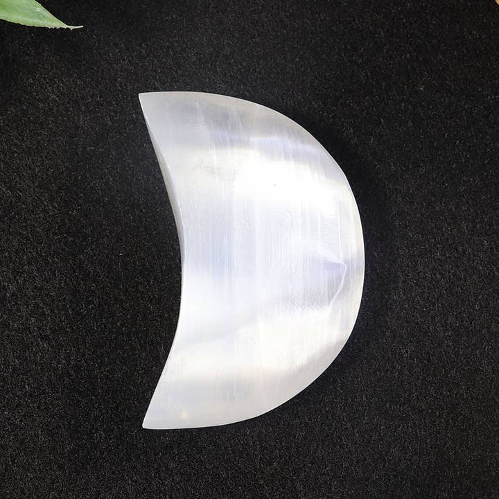 Natures Artifacts Inc - Wholesale Spiritual Stone/Crystal - Selenite Half Moon | Healing Selenite Moon7