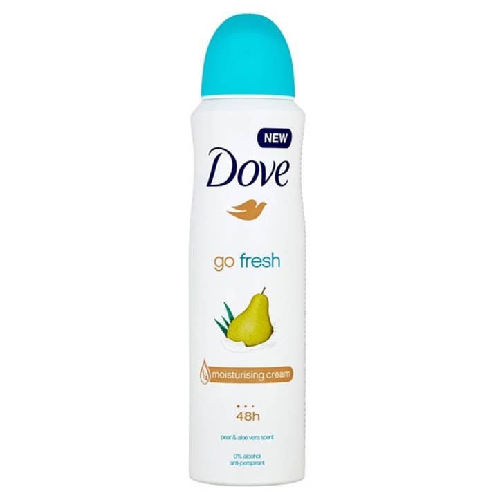 Dove Deodorant Spray - 150 Ml - Pear & Aloe Vera - 6 Pack for wholesale by Go Direct Foods