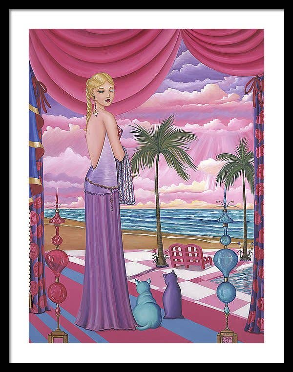 Sharon Tatem Fashion LLC - Wholesale Art Print - Melissa - Framed Print28
