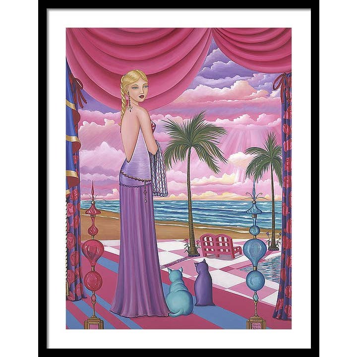 Sharon Tatem Fashion LLC - Wholesale Art Print - Melissa - Framed Print28