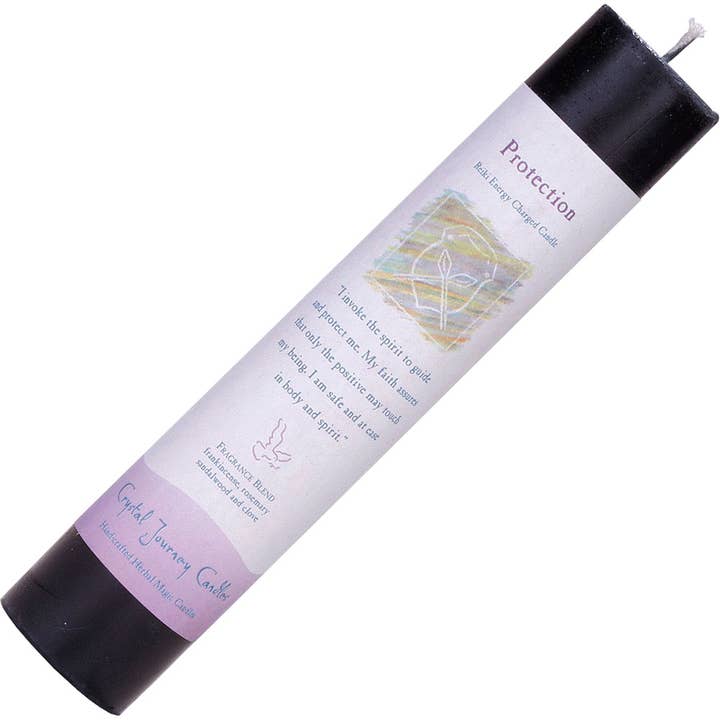 Kheops International - Wholesale Pillar candle - Reiki Herbal Pillar Candle Protection (Each)