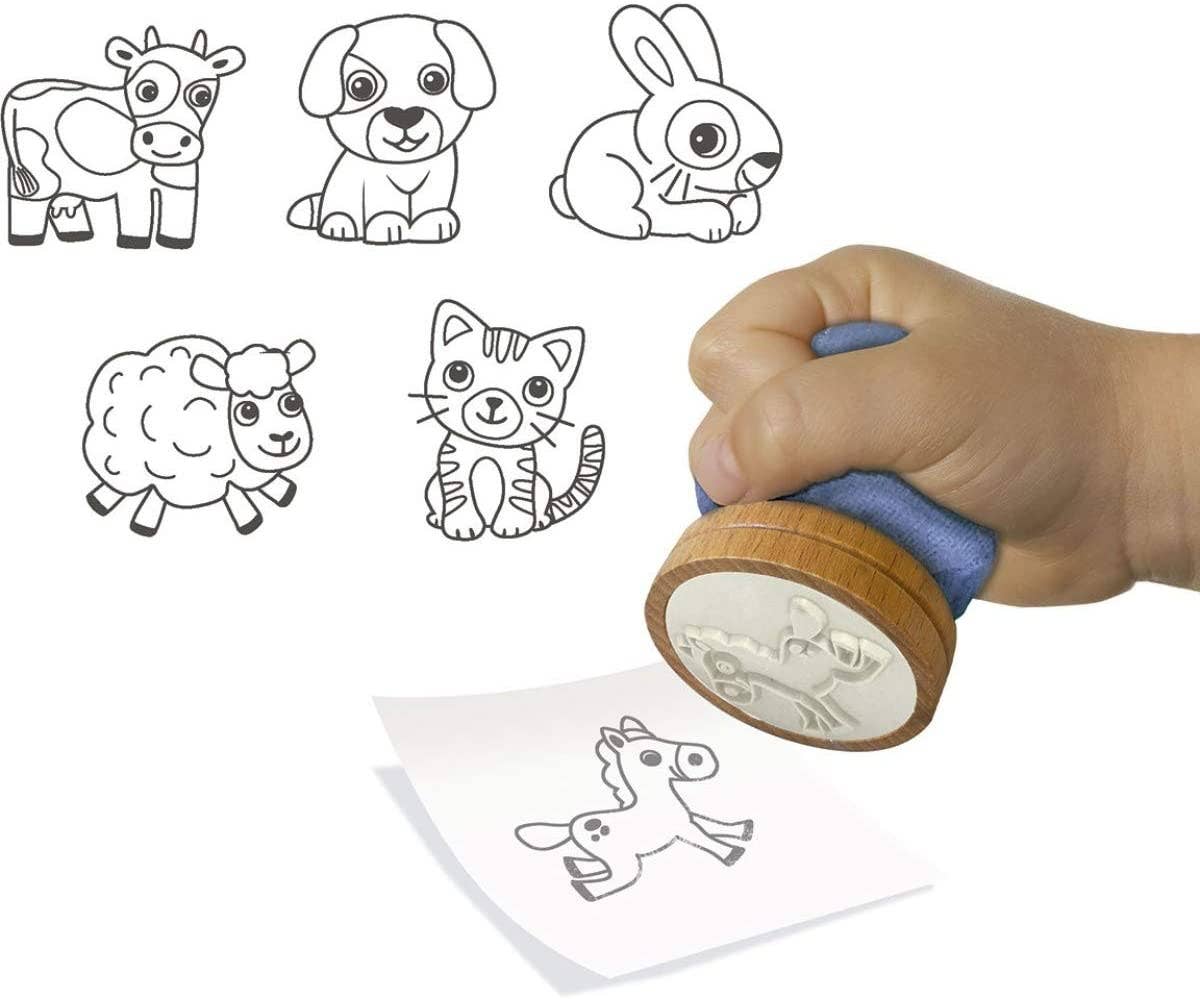 Créa Lign' - Wholesale Rubber/Decorative Stamp - Kids & Baby - Dou' Doo 'Animal Stamps3