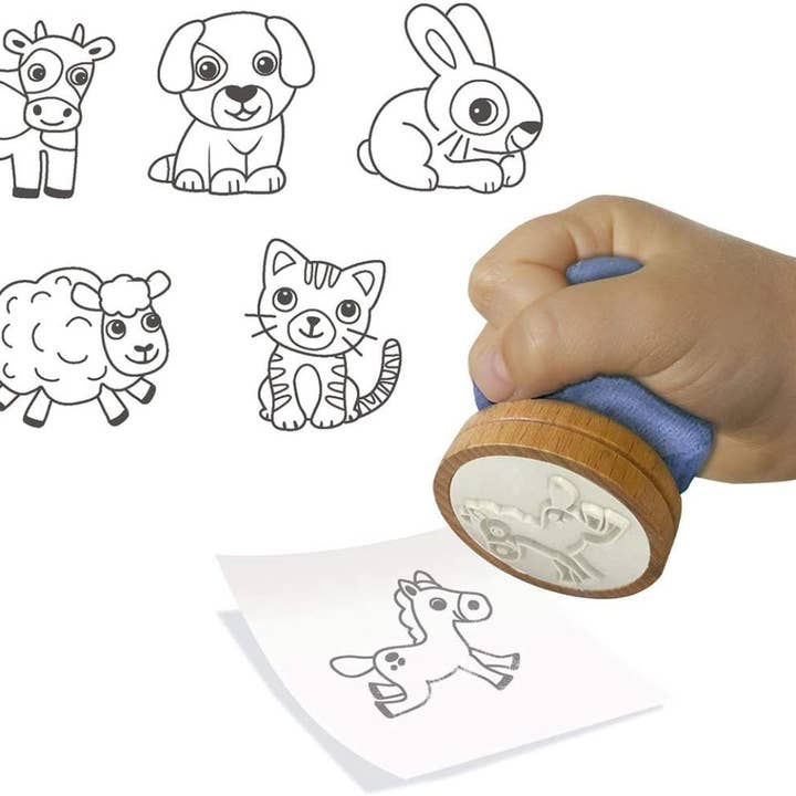 Créa Lign' - Wholesale Rubber/Decorative Stamp - Kids & Baby - Dou' Doo 'Animal Stamps3