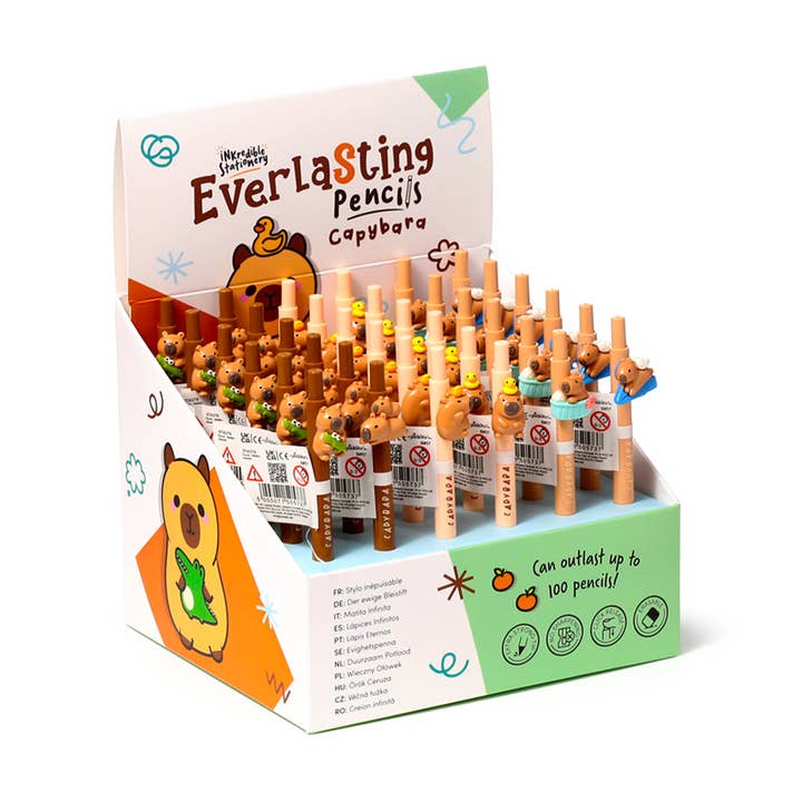 Puckator Ltd - Wholesale Pencil - Capybara Everlasting Pencil