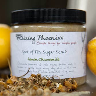 Spot of Tea Foaming Body Scrub for wholesale by Rising Phoenixx