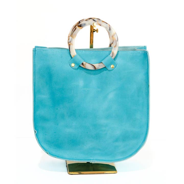 Designed For Joy - Vente Tote bag – femme - Fourre-tout en cuir à poignée annulaire, grande taille - The Louise