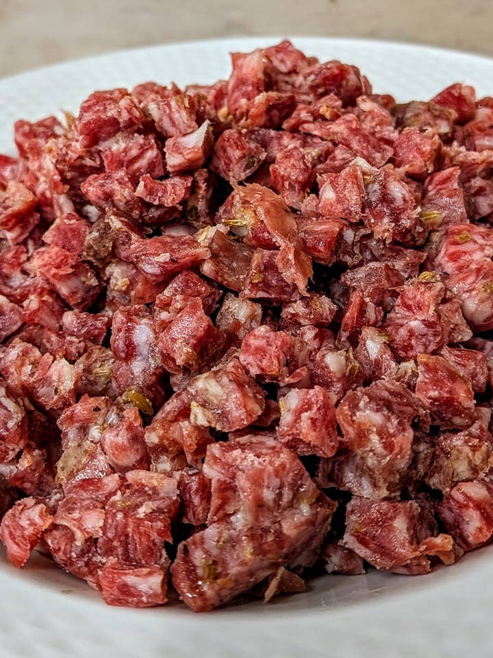 Fennel Diced Salami for wholesale by Vermont Salumi