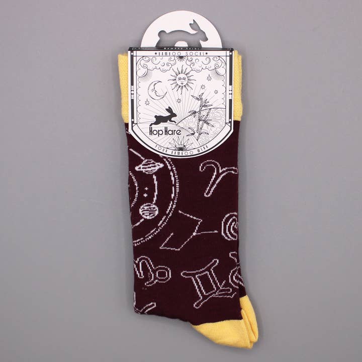 Hop Hare Bamboo Socks (41-46) - Zodiac for wholesale by AWGifts Europe