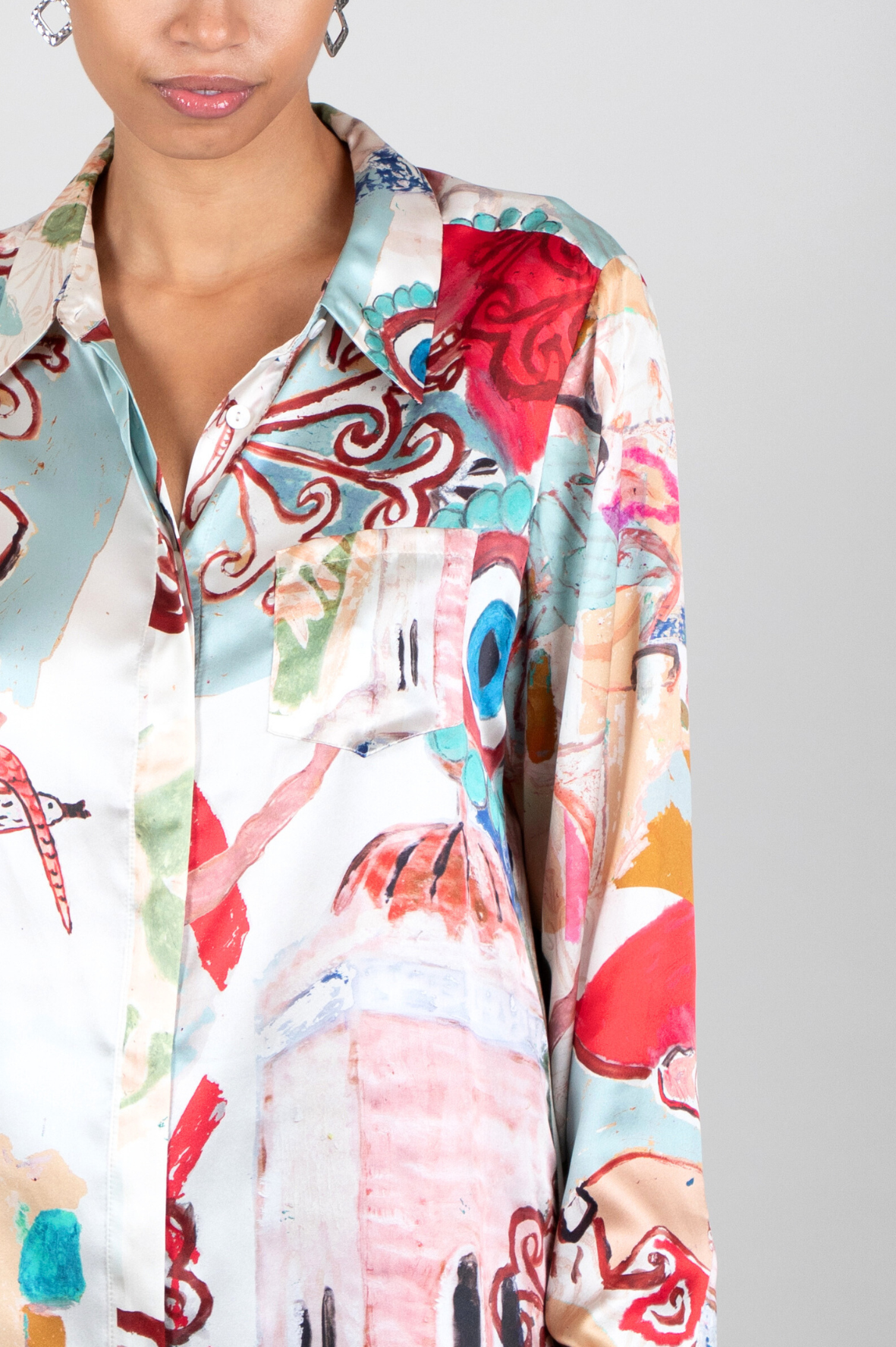 Jessica Russell Flint – wholesale Buttoned-down shirt – Women's – Classic Shirt / "Penelope"4