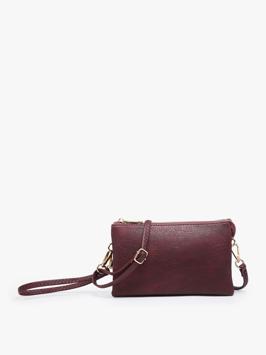 Jen & Co. - Wholesale Crossbody Bag - Women's - M013 Riley Monogrammable 3 Compartment Crossbody/Wristlet75
