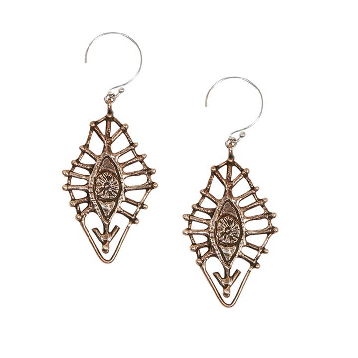 Eyelash Earings for wholesale by Earthling Jewelry