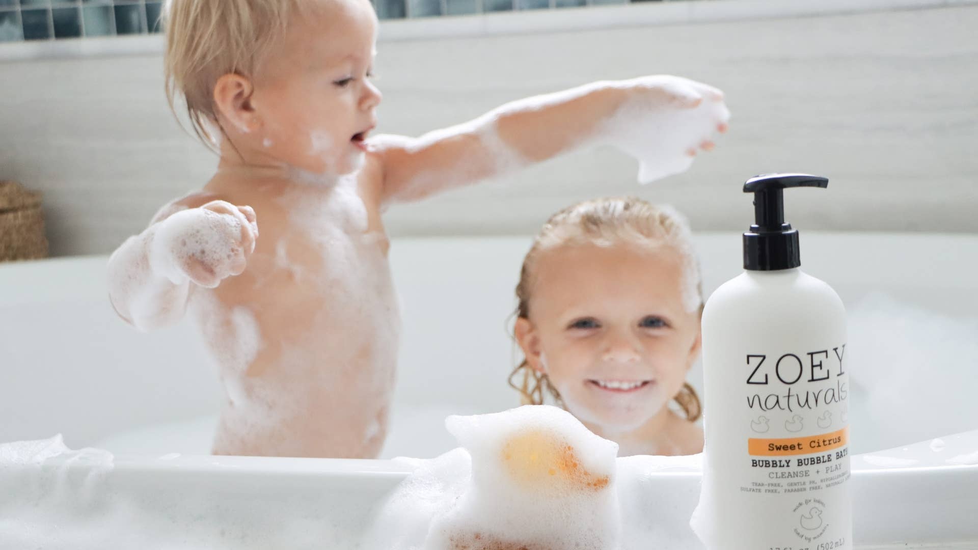 Zoey Naturals - Wholesale Bubble Bath - Sweet Citrus Bubbly Bubble Bath8