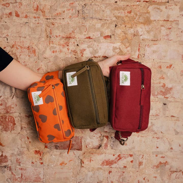 OMOM Økologisk bæltetaske i bomuldscanvas for engroshandel hos OMOM