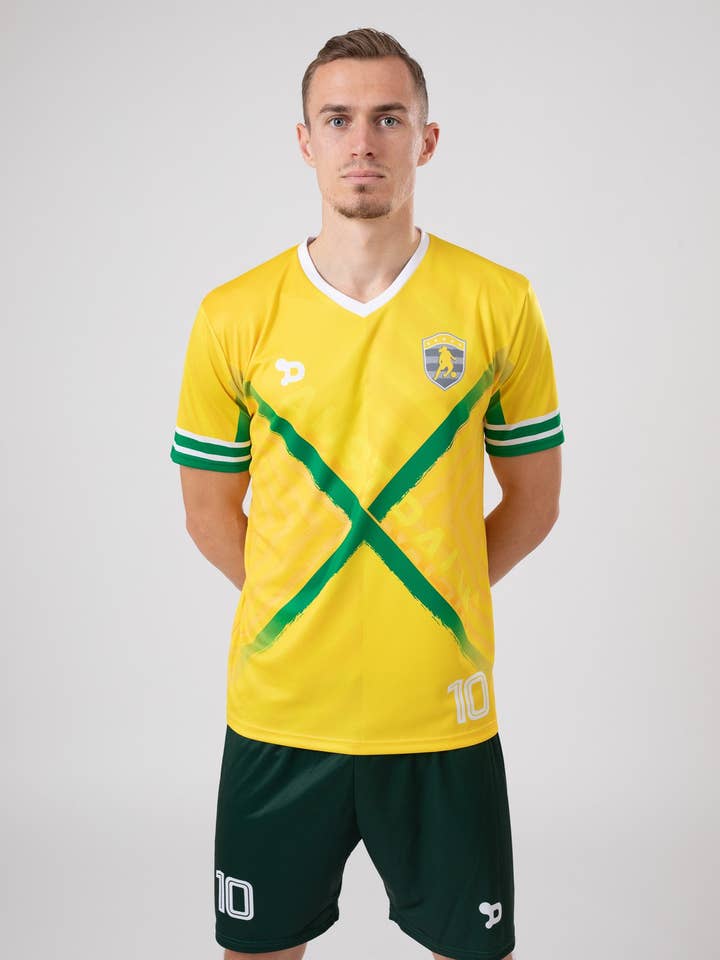 Réplique du maillot et de la camisole Ronaldinho Australia pour la vente par DRYWORLD