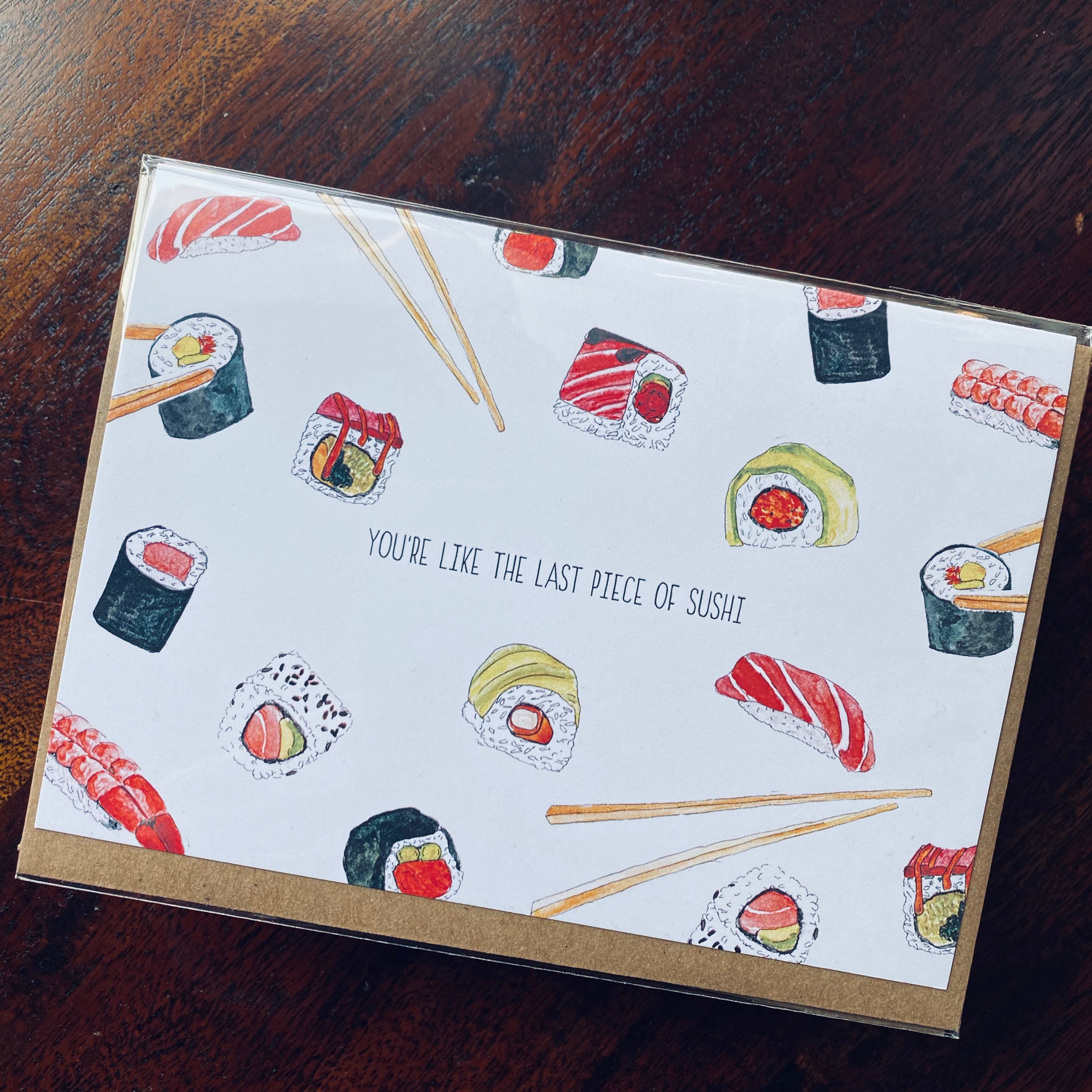Party Napkins Co. – wholesale Kärlekskort – Sista Sushi2