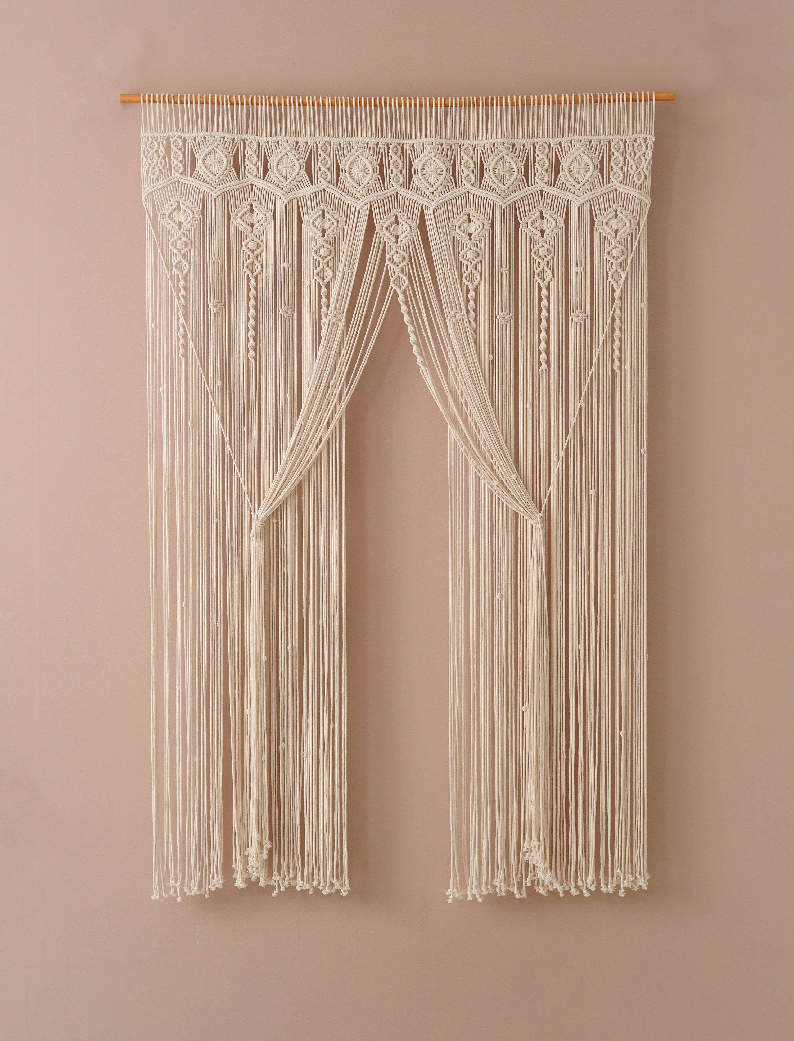 HeartCrafted - Wholesale Curtain - Large Macrame Curtain C264
